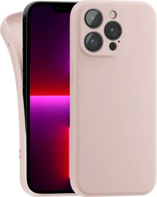 Produktbild von Hülle für Apple iPhone 13 Pro Max - Handyhülle mit Kameraschutz Cover aus Silikon in Rosa