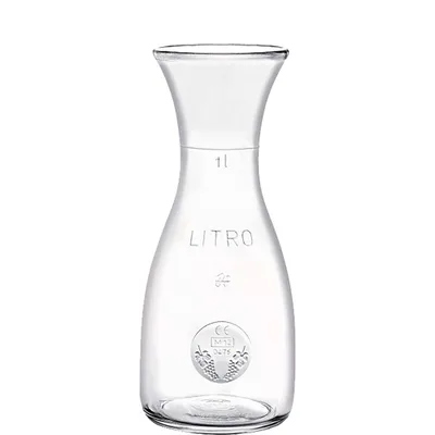 Produktbild von Bormioli Rocco Misura Karaffe, 1.17 Liter, mit Füllstrich bei 1l, Glas, transparent, 1 Stück