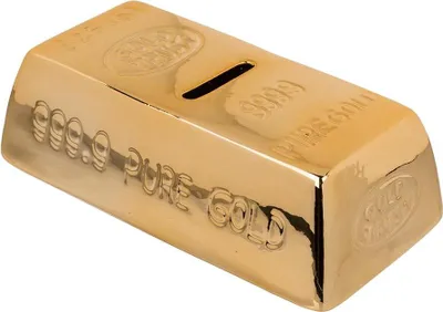 Produktbild von Iden System Großhandels GmbH Spardose Goldbarren 16,5x8,5 1