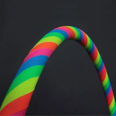 Zdjęcie produktu dla Tęczowe designerskie hula-hop, Ø90 cm