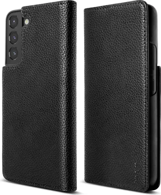 Image de Étui à rabat en cuir Ringke Folio Signature pour Samsung Galaxy S22+ (S22 Plus) Noir (Fss118R262)
