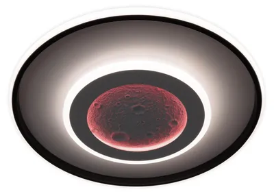 Produktbild von NÄVE LED-Deckenleuchte 1408377, 33W, 1800lm, CCT, weiß/schwarz, 50cm
