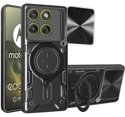 Obrázek produktu pro Techsuit – CamGuard Pro kryt s ochranou fotoaparátu pro Motorola Edge 70 – černý