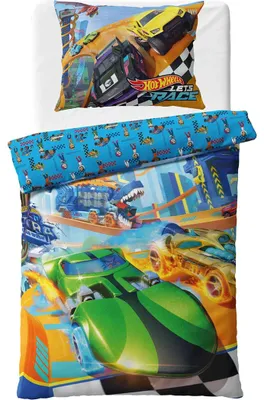 Produktbild von Kinderbettwäsche Hot Wheels Let's Race