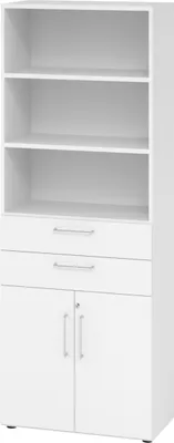 Produktbild von bümö smart Kombischrank - mit Schubladen - Nachbildung: Weiß
