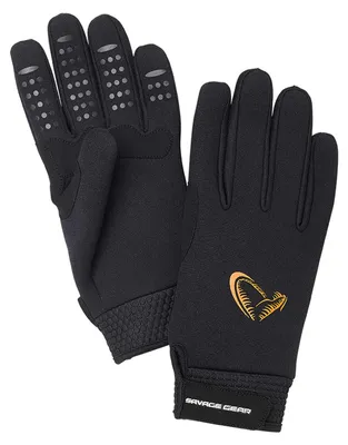 Productafbeelding van Savage Gear Neopreen Stretch Handschoenen (Zwart), maat L