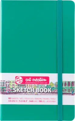 Zdjęcie produktu dla Szkicownik Royal Talens 9314332M ROYAL TALENS Art Creation, 130 x 210 mm, zielony