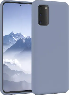 Produktbild von EAZY CASE Silikonhülle für Samsung Galaxy S20 Plus / S20 Plus 5G Silikon Backcover Schutz in Blau