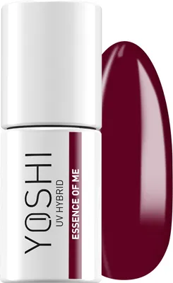 Obrázek produktu pro Yoshi Hybrid Nail Polish Cherry Red - Profesionální permanentní lak na nehty 6ml - UV lak na nehty s praktickým štětečkem - Yerba & Yoga
