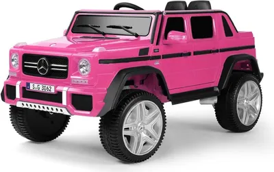 Produktbild von Kinder Elektroauto Mercedes Maybach G650S“ – Lizenziert –2 Motoren - 2,4Ghz Fernsteuerung, MP3+Ledersitz+EVA - Pink