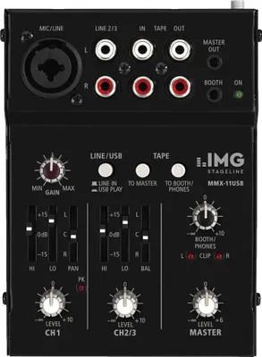 Image de IMG Stage Line MMX-11USB Mélangeur analogique