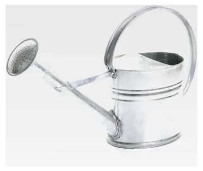 Produktbild von Zinkgießkanne 8 Liter Metallgießkanne verzinkt Blechkanne Deko
