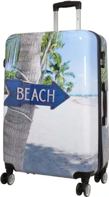 Produktbild von Polycarbonat großer Reisekoffer Beach - Größe L