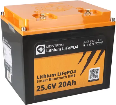 Immagine prodotto di Batteria LIONTRON LiFePO4 25,6 V 20 Ah LX Smart BMS con Bluetooth
