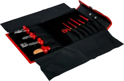 Produktbild von Bahco Satz isolierter Elektriker-Werkzeuge in Ledertasche - 10-tlg.
