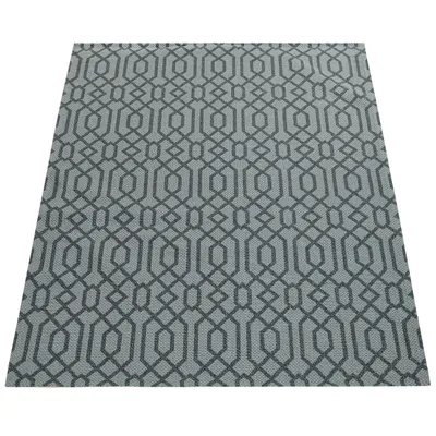 Produktbild von Teppich Wohnzimmer Skandinavischer Stil Modern Grau Beige Grösse 80x150 cm