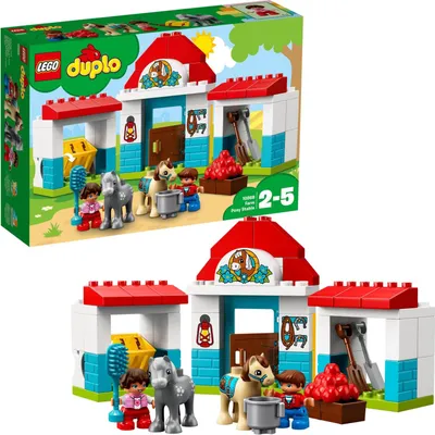 Zdjęcie produktu dla LEGO DUPLO Farm Pony Stable, Zestaw do budowania, 2 lat(a), 59 szt., 822 g