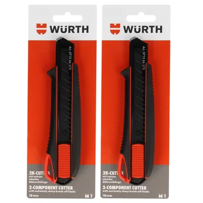 Immagine prodotto di Coltello da taglio Würth 2K con impugnatura a cursore