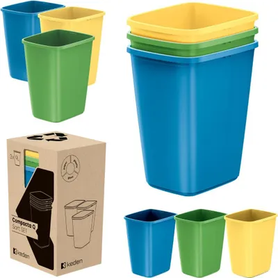 Productafbeelding van Afvalbak COMPACTA Q SORT SET, modelnummer NSD12S3
