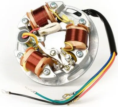 Immagine prodotto di Alternatore BGM 6V 3 bobine AC per veicoli senza indicatori, senza batteria per Vespa Sprint150 (VLB1T), TS125 (VNL3T), GT125 (VNL2T), GTR125 (VNL2T), Super, GL150 (VLA1T)
