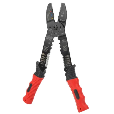 Image de Pince à sertir les bornes,Pince à sertir multifonction,Outil de sertissage,Dénudeur de sertissage,FS-051 Crimper,Fournitures industrielles