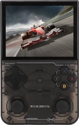 Produktbild von Retro-Handspielkonsole, 3,5 Zoll, 640 x 480 Bildschirm, Dual-Joystick, 3500 mAh, Spieler für Freizeitunterhaltung, Schwarz
