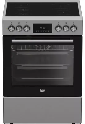 Image de Cuisinière vitrocéramique 66l 4 feux inox - Beko - FBE67310GX - b300