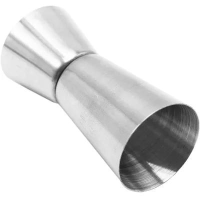 Imagen del producto de Dosificador doble de acero inoxidable, de 25 ml/50 ml, para cócteles