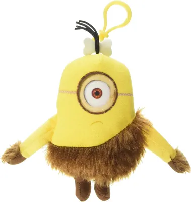 Immagine prodotto di Portachiavi Minions Caveman in peluche 13 cm , 1 di 2 versioni