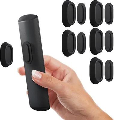 Zdjęcie produktu dla Uchwyty magnetyczne, 5 sztuk, czarne, silikonowe