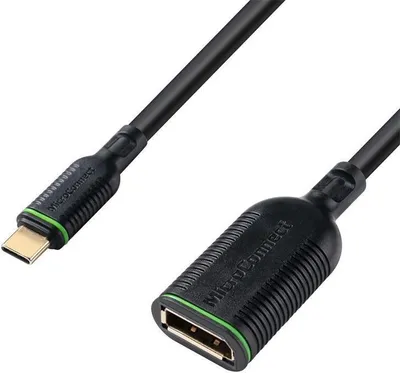 Immagine prodotto di Microconnect MC-USBCDP-A adattatore cavo video 0,2 m USB Tipo-C DisplayPort nero (MC-USBCDP-A)