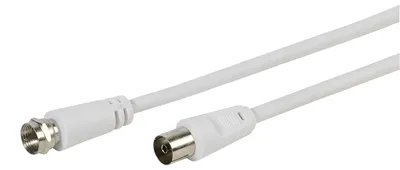 Produktbild von Koaxial-Satellitenkabel Typ F Stecker auf Buchse