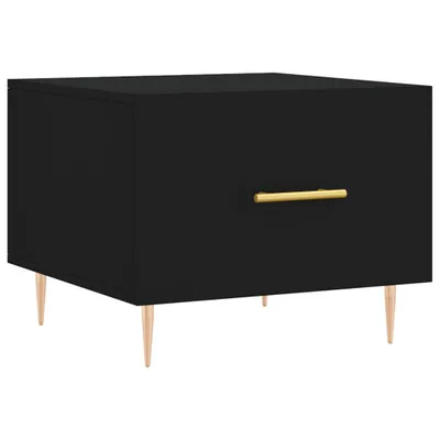 Obrázok produktu pre vidaXL Konferenčný stolík čierny 50x50x40 cm Drevo Materiál