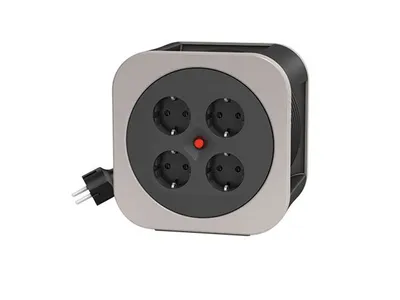 Zdjęcie produktu dla REV 0010012800 Kabeltrommel 10 m Schwarz Schutzkontakt-Stecker (0010012800)