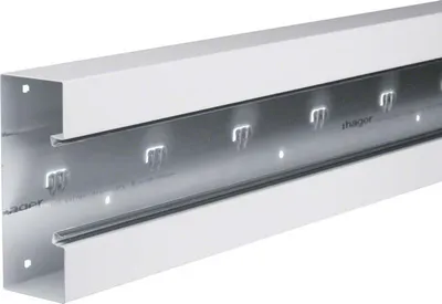 Produktbild von Hager Brüstungsk.Unterteil BRS6517019016 frontr. Stahl 68x170mm OT80 verkehrsweiß