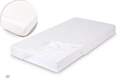Obrázek produktu pro BABYMATEX Prostěradlo bambusové 60x120 bílá