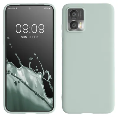 Produktbild von kwmobile Handyhülle für Motorola Edge 30 Neo Hülle - TPU Case - Kabelloses Laden - Schutzhülle Cover in Cool Mint