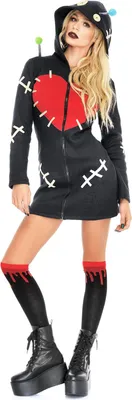 Produktbild von Voodoopuppe Hoodie Dress Größe: S