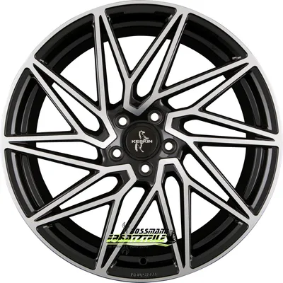 Image de Keskin KT20 Future black front polish 8.5x19 ET30 - LK5/100 ML57.1 Jante alu