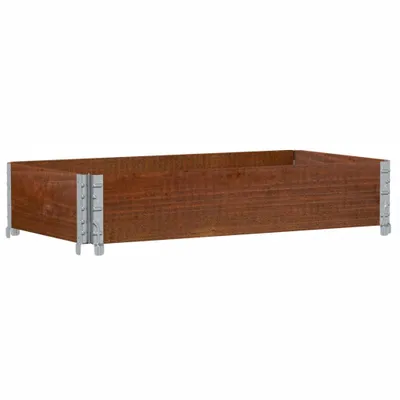 Produktbild von Pflanzkasten Braun 100x50 cm Massivholz Kiefer
