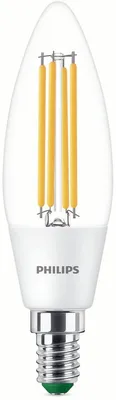 Produktbild von Philips Classic LED-A-Label Lampe 40W E14 Warmw klar Kerze 2er