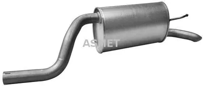 Produktbild von ASMET 16.081 Endschalldämpfer für FIAT PUNTO (188) Auspuff