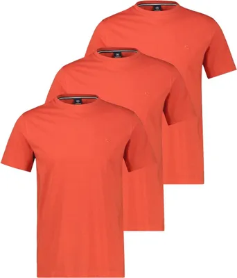 Produktbild von LERROS 3er Pack Basic T-Shirt Atmungsaktive Baumwolle, Jersey Qualität, Regular Fit