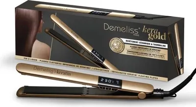Immagine prodotto di SAINT ALGUE Piastra per capelli - Demeliss Kera Gold - Piastre sottili 25 mm