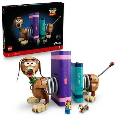Immagine prodotto di LEGO Disney Pixar Toy Story Zigzag, set per adulti, decorazione con bassotto articolato, include la minifigura di Woody
