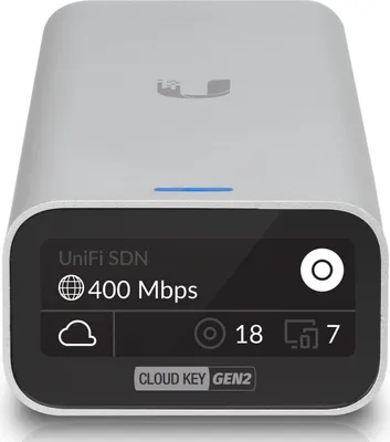 Zdjęcie produktu dla Ubiquiti UniFi Cloud Key Gen2, 2 GHz, 2 GB, Gigabit Ethernet, 5 W, 46,8 mm, 119,8 mm