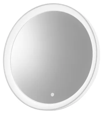 Produktbild von KRIZIA A/P – Dimmbare 25-W-LED-Wandleuchte mit Spiegel, Touch-Bedienung, Farbtemperatur 3000–4000 K, beschlagfrei, Oberfläche: Satinweiß – Gealuce