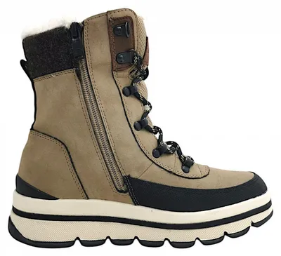 Imagen del producto de Zapatos de mujer de la marca Tom Tailor, tipo bota, con cordones, color marrón, para uso casual
