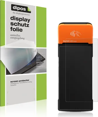 Produktbild von 5x Schutzfolie für Sunmi V2 Pro Display Folie matt Displayschutzfolie