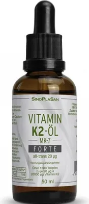 Produktbild von Vitamin K2-öl Mk7 Forte all-Trans 20 μg 50 ml